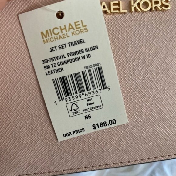 Michael Kors jet set travel small coin pouch & ID holder wallet - Picture 9 of 15